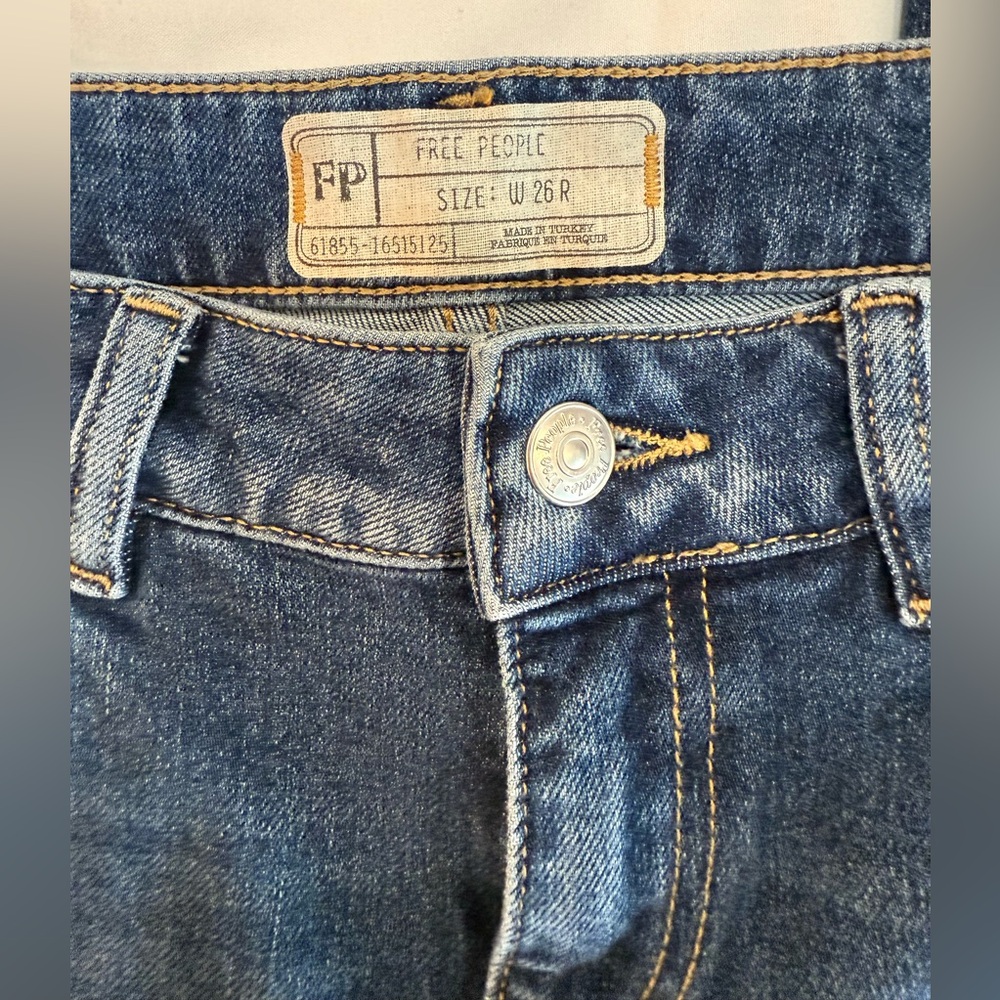 FREE PEOPLE Rita Crop Flare Jeans - Size 26R - Picture 7 of 7